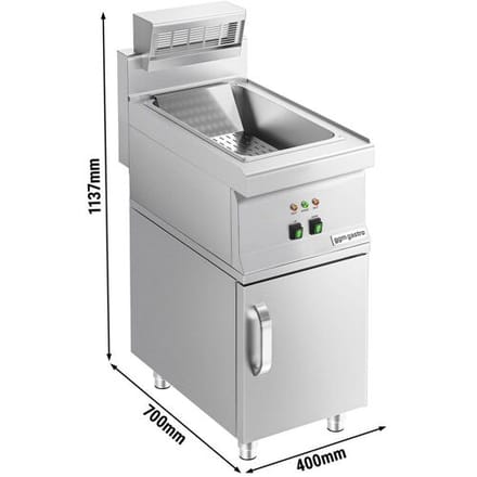 GGM Gastro Edelstahl Unterbau - 400mm - 1 Tür Zilver