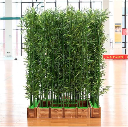 Kunstmatige Bamboe - Nep Plant - Ruimte Decoratie - Weerbestendig Ontwerp - 1 Meter Hoog - Groen