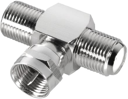 F splitter 1x F (m) - 2x F (v)