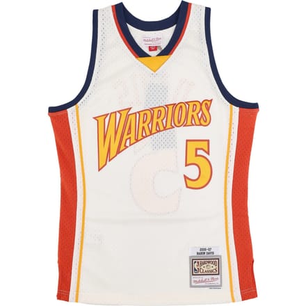 Basketbaltanktop voor heren Nba gebroken wit Teamkleur Swingman Jersey Hardwood Classics 2006 No 5 Baron Davis Golwar gebroken wit