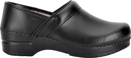 Sanita Dames Gesloten klomp Original-Prof. Pu Black