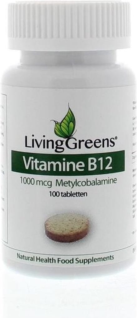 LivingGreens Vitamine B12 1000mcg 100 Tabletten