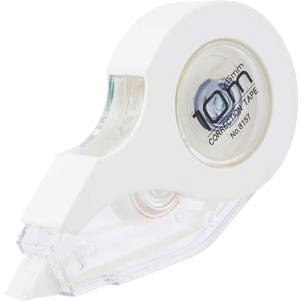 Schrijfcorrectietape Grote Capaciteit Mini Beige Correctietape Inktcorrectietape voor Studenten white