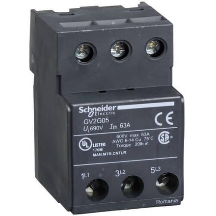 Schneider Electric GV2G05 Aansluitblok voor verzamelrails Aansluitmodule 1 stuk(s)