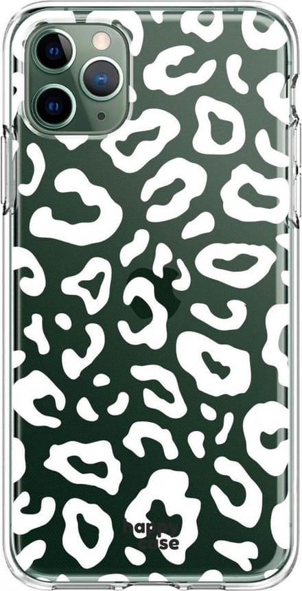 HappyCase iPhone 11 Pro Hoesje Flexibel TPU Luipaard Print