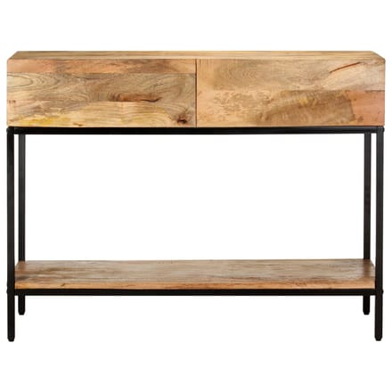 vidaXL - Wandtafel - 100x35x76 - cm - massief - mangohout