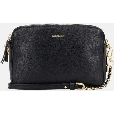Loulou Essentiels Zoë crossbody tas black