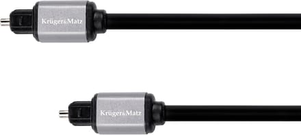 Kruger&Matz Basic - Optische Kabel - 3m - Toslink - Digitale Audio