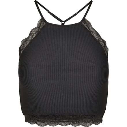 Urban Classics - Laces String Mouwloze top - XS - Zwart