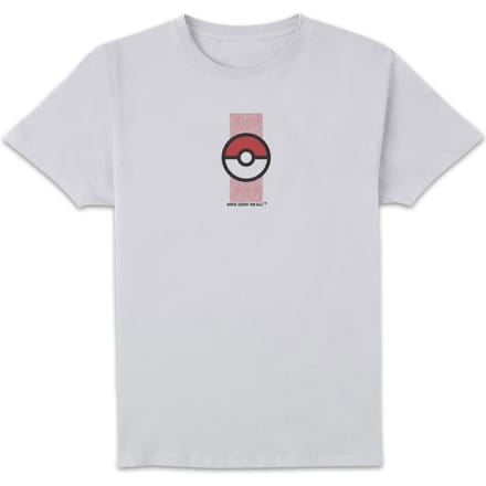 Pokémon Pokéball Unisex T-Shirt - White - S
