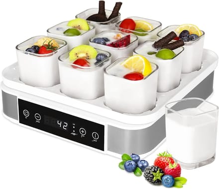 SAVI® Yoghurtmaker - Citruspers - Ijsmachine - Wit - ‎32cm x 32cm x 19cm