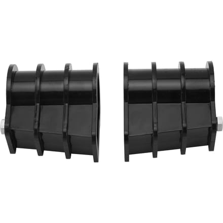 2 Stuks/Set Laddergesp Plastic Ingebouwde Onderdelen Ladderaccessoires voor Zwembad black