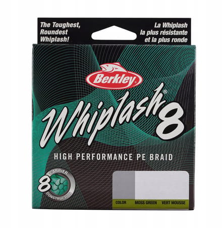 Berkley Whiplash 8X Gevlochten Lijn 150m 0.14mm Moss Green