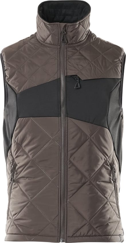 Mascot ACCELERATE Thermobodywarmer 18065-318 - donkerantraciet/zwart - S