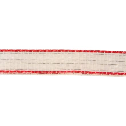 Ako Topline Lint Wit/rood 20mm 200mtr.