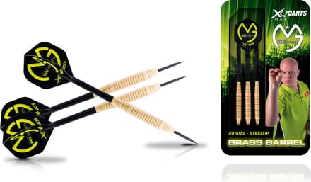 XQmax Darts XQmax Dartpijlen MvG 20g messing zwart QD7000610