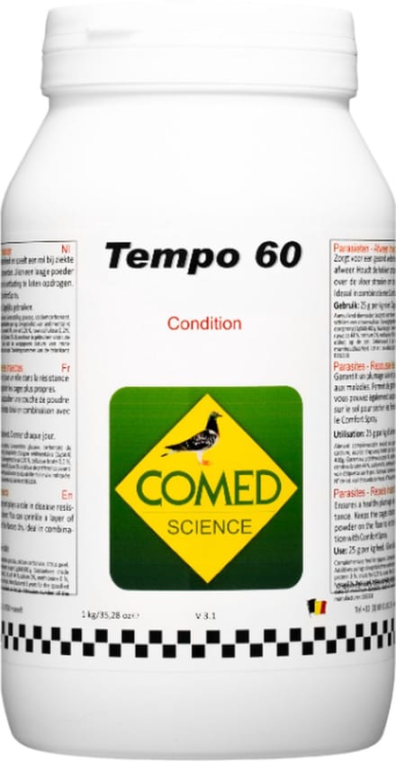 Comed Tempo 60 1kg - voor postduiven