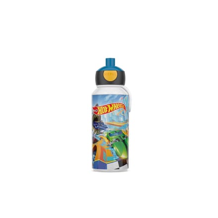 Mepal Pop-up drinkfles Campus - 400 ml - Sluit goed af - Drinkbeker voor kinderen - Hot Wheels