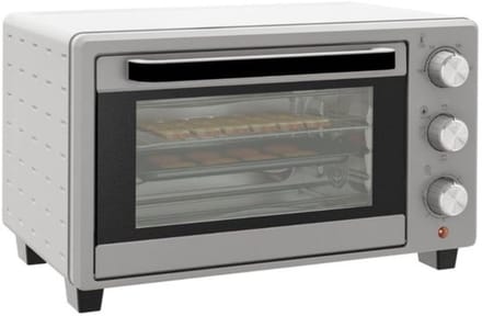 Mini Oven - Tafeloven - Koken en Bakken - Instelbare Temperatuur - 21 Liter - Zilver