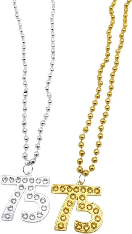Ketting 75 Jaar - Verjaardag 75 - Assorti