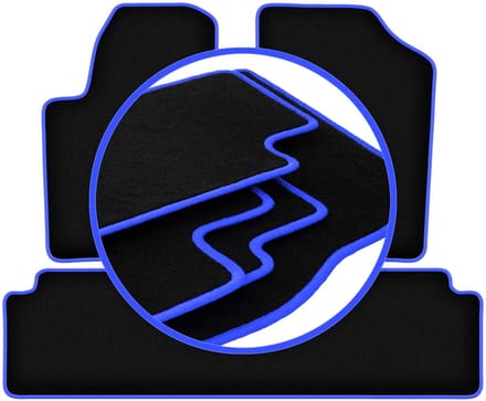CARLUX-BLAUW automatten voor: Citroen Berlingo I combivan, Multispace (1996-2010)