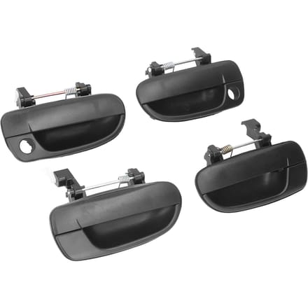 4 stuks Buitendeurklink 82650‑25000 Autoaccessoires Vervanging voor Hyundai Accent 2000‑2006 black