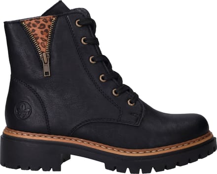 Rieker Veterboots zwart - Dames - Maat 41