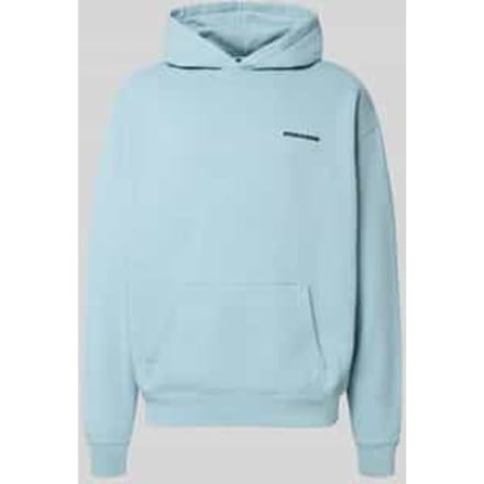 Oversized hoodie met logo en kangoeroezak