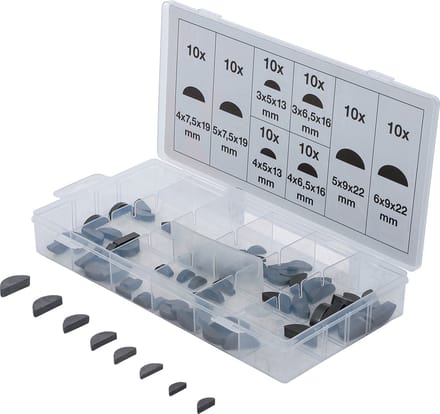 BGS Assortiment halvemaan spieën 80 delig