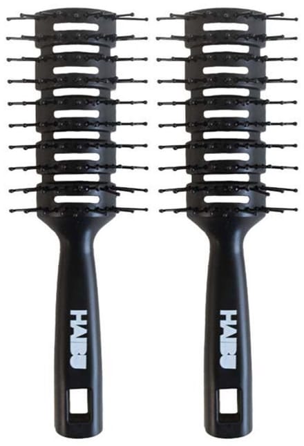 Haibu Essentials Anti-Klit Haarborstel - voor Dik en Lang Haar - 2 Stuks