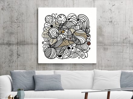 Kunstprint | Wanddecoratie | Dibond | 30 × 30 cm