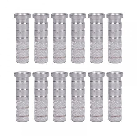 Dailygoods - 12 Stuks Aluminium Pijlen Inserts voor Boogschieten
