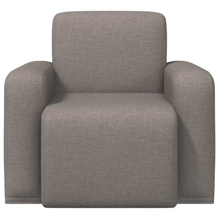 vidaXL - Fauteuil - Taupe - Stof
