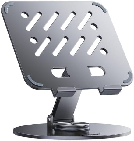 Wozinsky WRS-DSY84SS 360° draaibare aluminium tabletstandaard - grijs