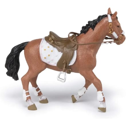 Beeldje Papo Cheval de la cavalière fashion hiver