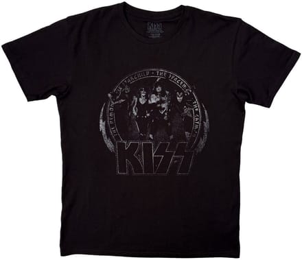 Kiss - Spaceman Heren Tshirt - L - Zwart