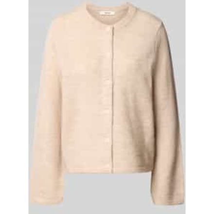 regular fit gebreid jack van wolmix met alpaca-aandeel model 'LULU NEW'