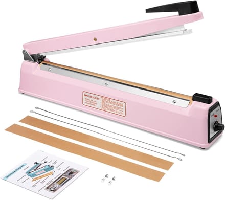 Metronic 16" Heat Sealer Roze Impuls Sealer