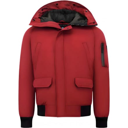 Korte Model Heren Winterjas - 8821 - Rood