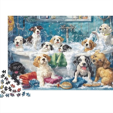 Badpuzzel - Puzzel volwassenen - Ontspanning thuis - 1000 stukjes - 52 x 38 cm - Multicolor