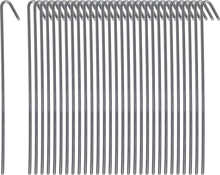 Stormharing Grondpen | 30 Stuks | Ø5 x 230mm / 30mm | Stalen Staaf | Tentharing Metaal