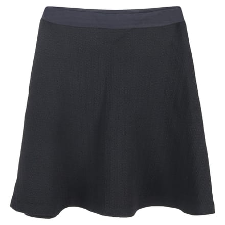 Sandro minirok met textuur en A-lijn model in zwart polyester