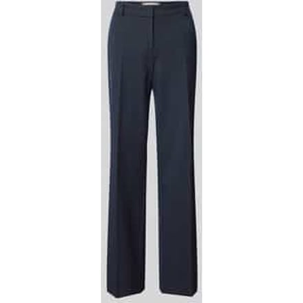 Straight leg pantalon met persplooien
