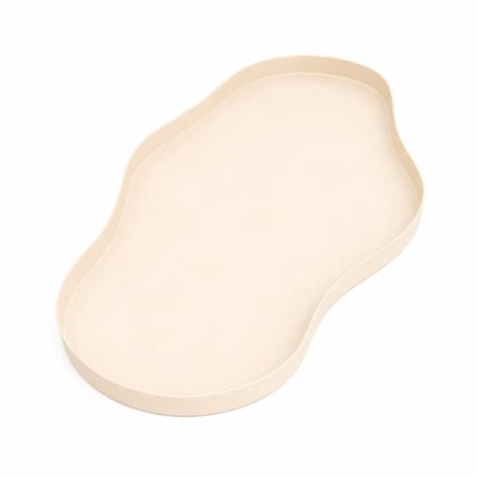LOFT42 Serva Metalen Dienblad – Beige – 65x37