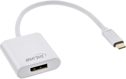 InLine® USB Display Converter, USB-C male naar DisplayPort 4K/60Hz zilver