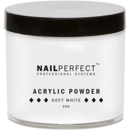 NailPerfect Acrylic Powder Soft White 25gr