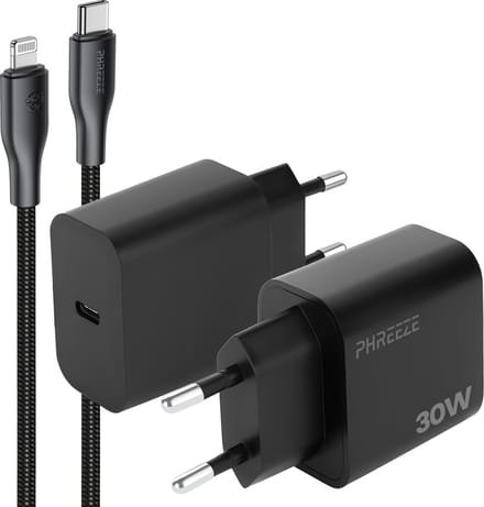 Usb C snellader 30 W geschikt voor iPhone en iPad met Lightning kabel - Power Delivery oplader