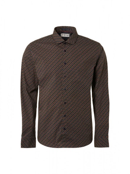 Shirt Stretch Allover Bedrukt