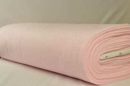 Fleece stof - Lichtroze - 10 meter
