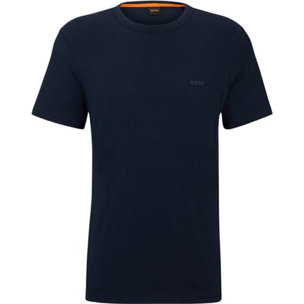 Comfortable Solid Cotton T-Shirt with Short Sleeves and Crew Neck